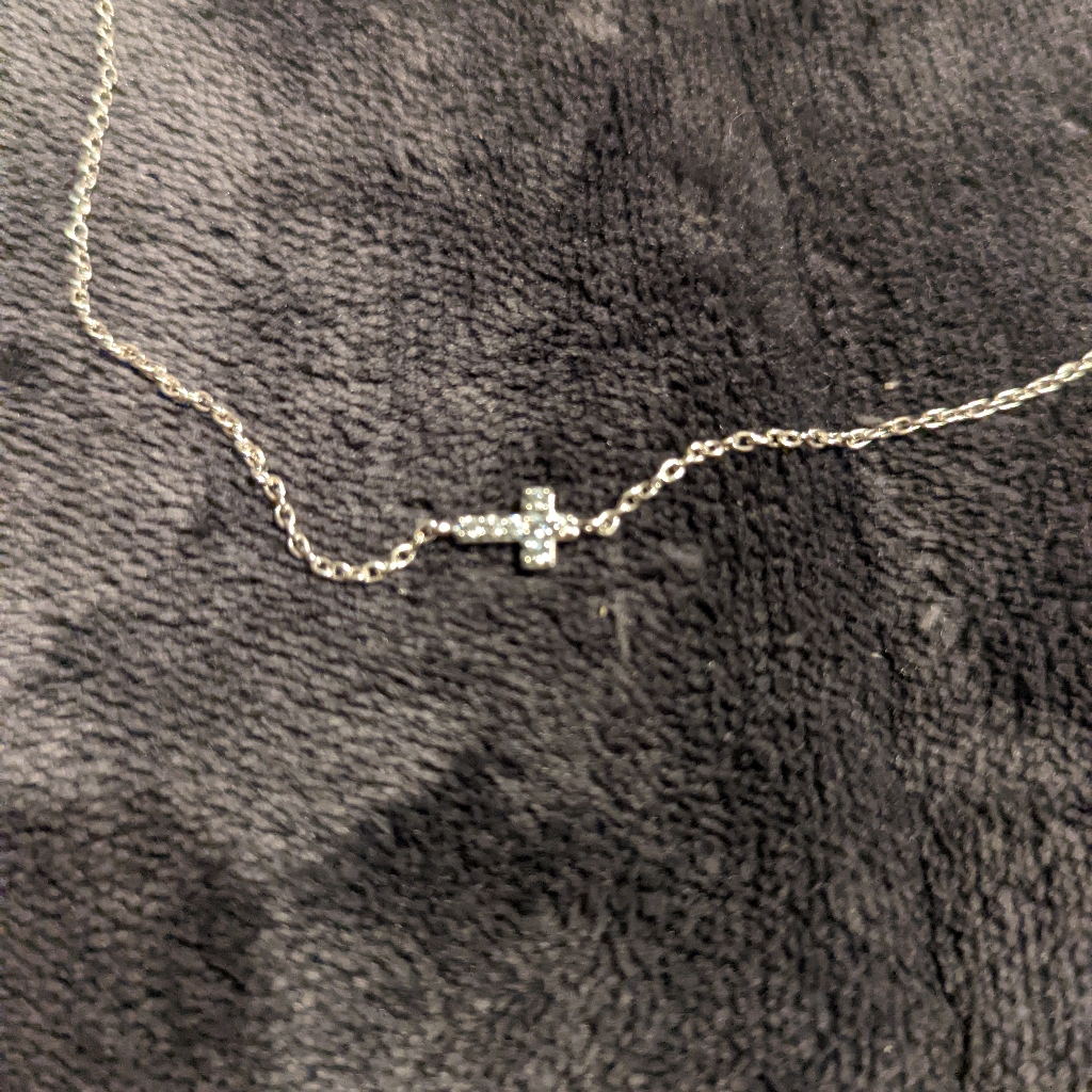 Cross Necklace Sterling Silver